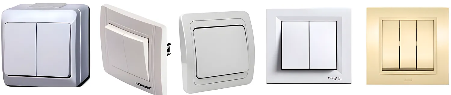 Întrerupătoare cu clapete pentru instalații electrice